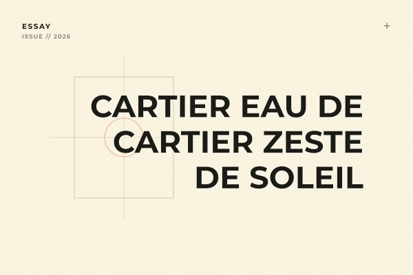 Cartier - Eau de Cartier Zeste de Soleil